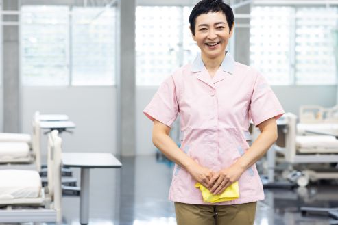 【紹介】病院内の清掃スタッフ