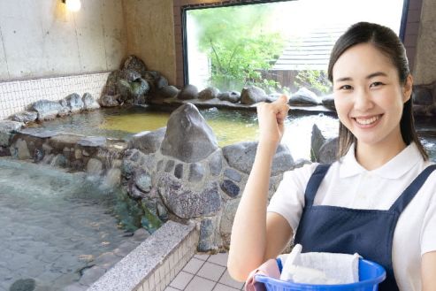 【紹介】運動施設(プール・温泉・ジム)の浴室清掃業務